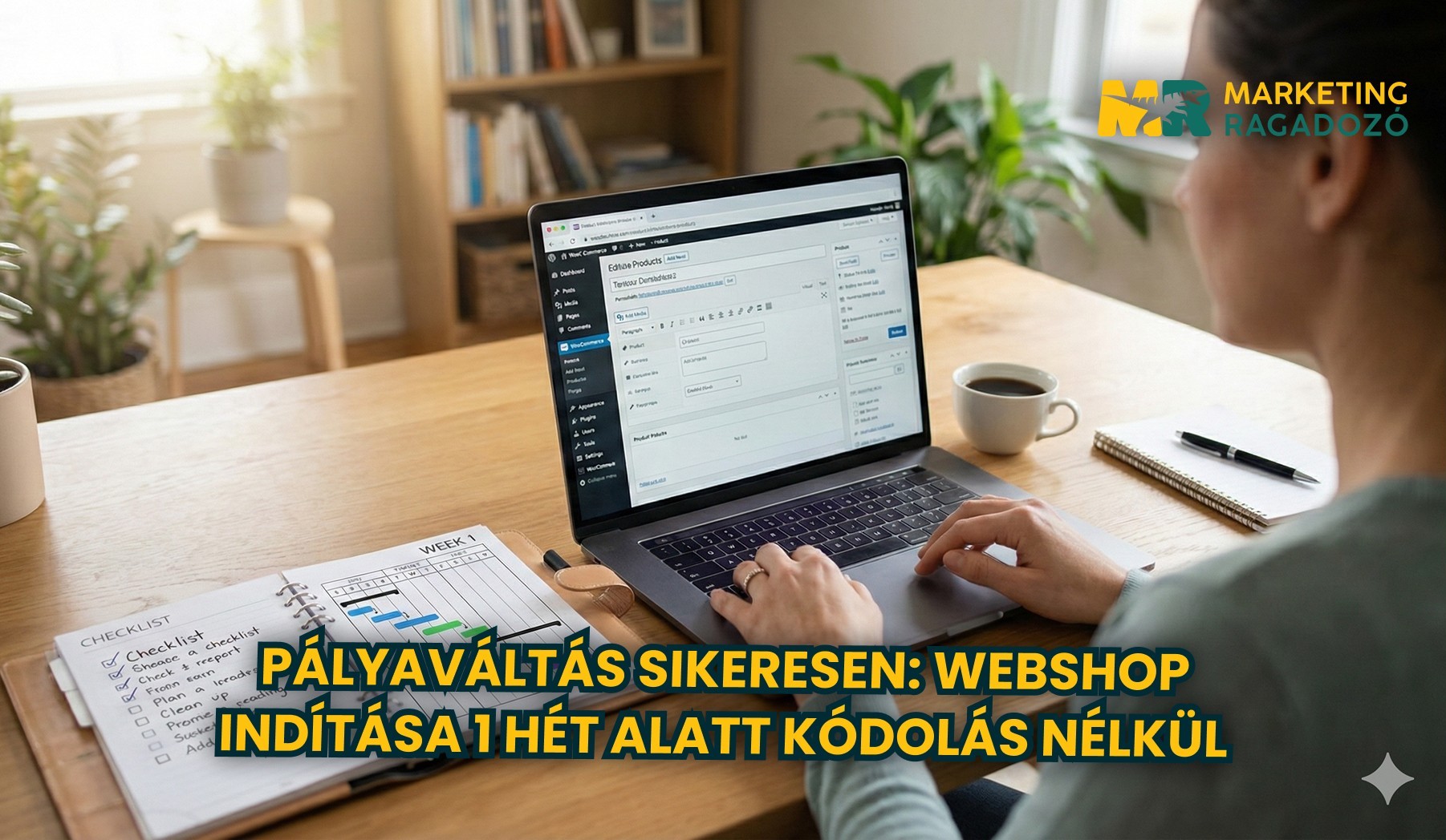 Pályaváltás sikeresen: Webshop indítása 1 hét alatt kódolás nélkül